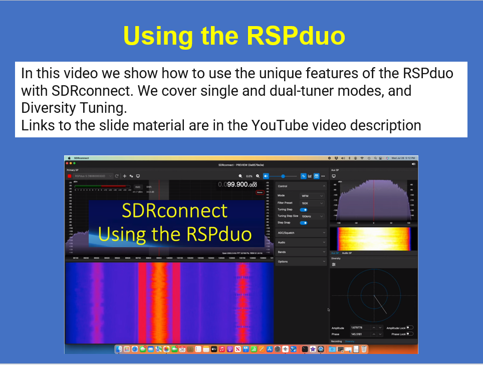 SDRconnect Video Guides