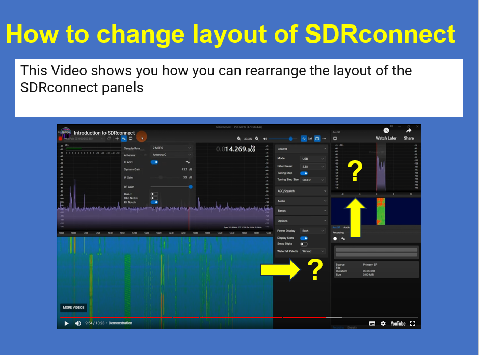 SDRconnect Video Guides